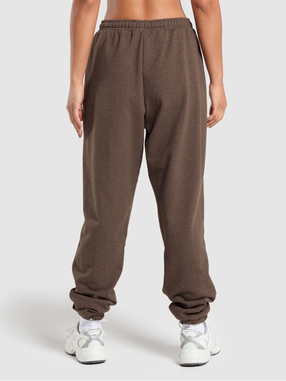 Gymshark Brown Relaxed Track Joggers - Picture 4 of 12